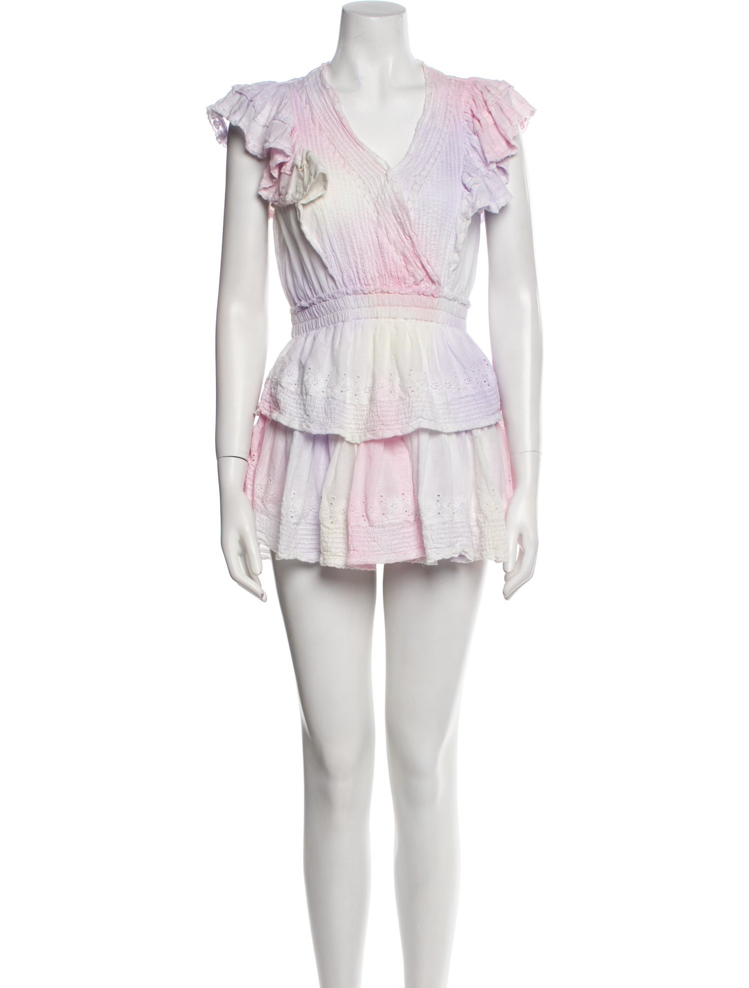 LoveShackFancy Printed Mini Dress