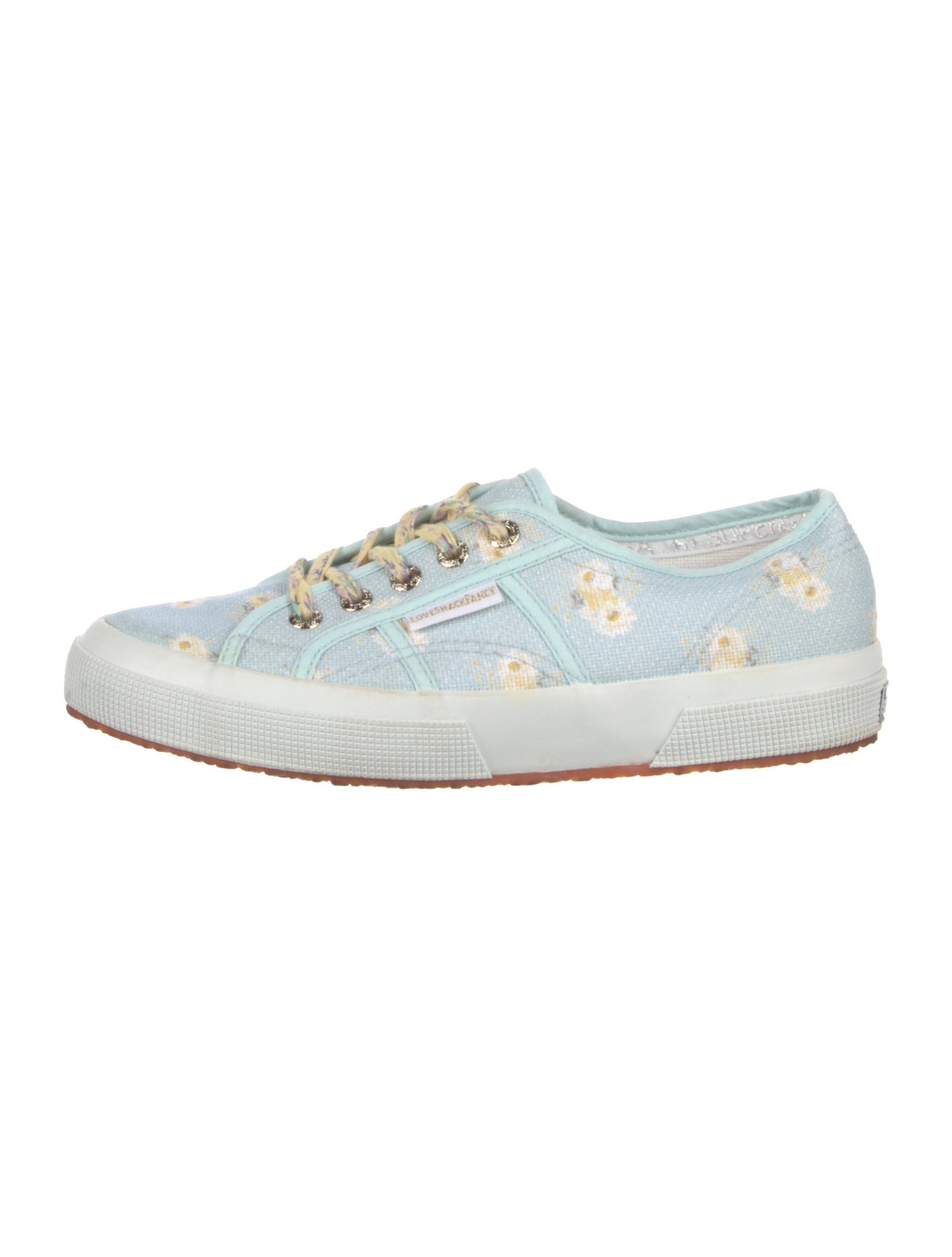 LoveShackFancy Canvas Floral Print Sneakers