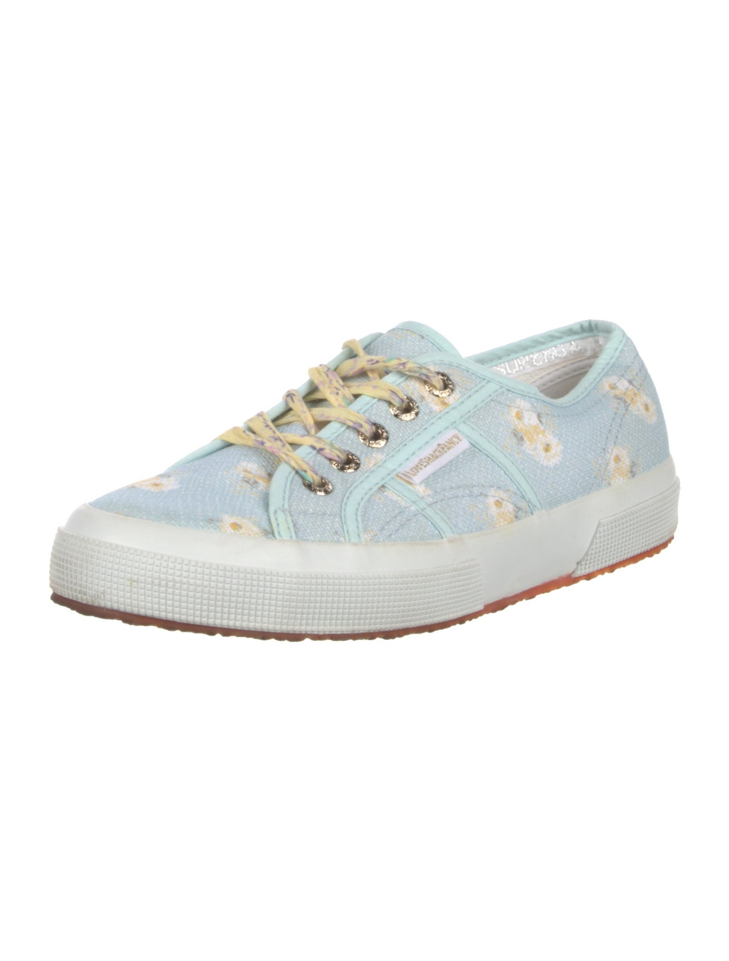 LoveShackFancy Canvas Floral Print Sneakers