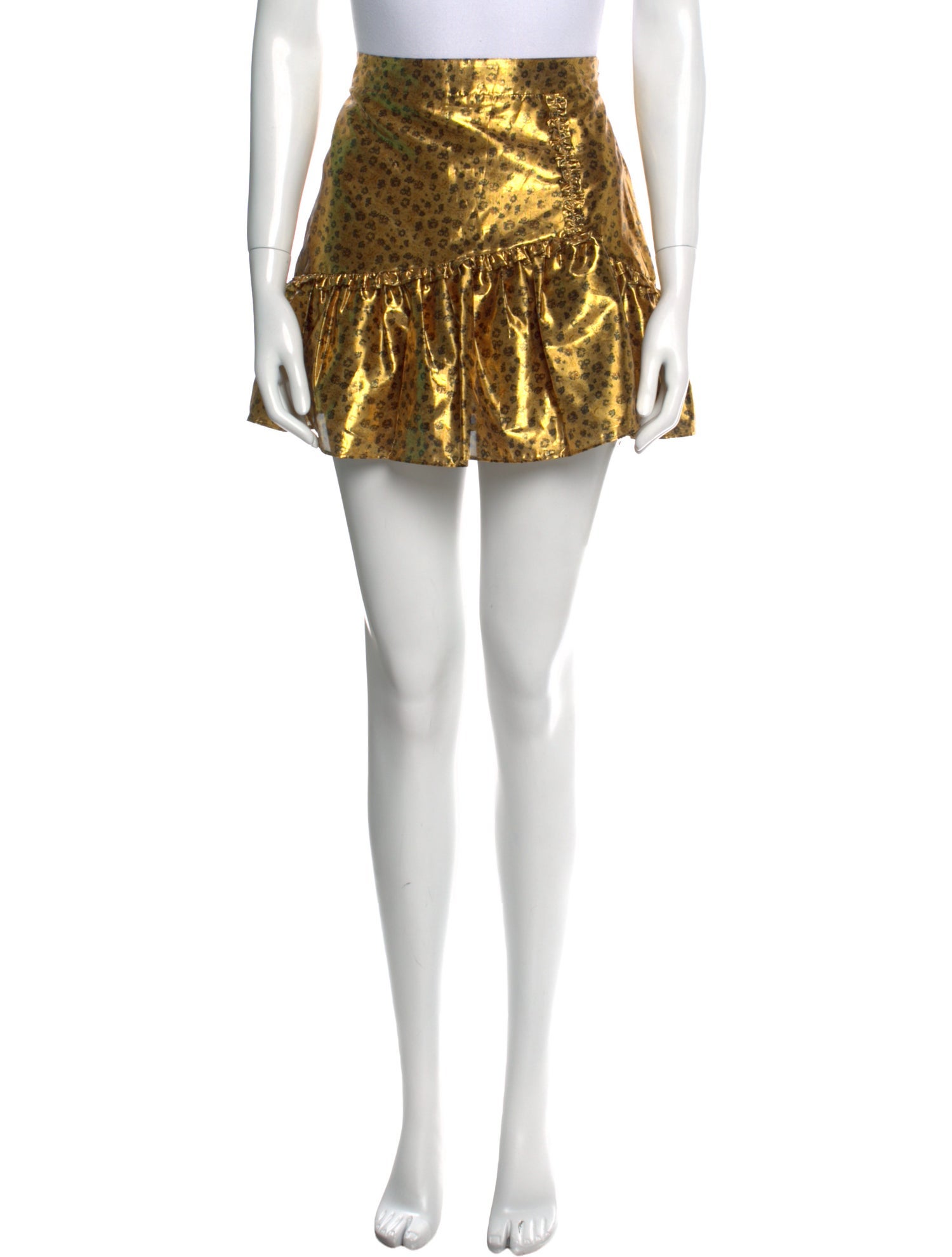 LoveShackFancy Printed Mini Skirt