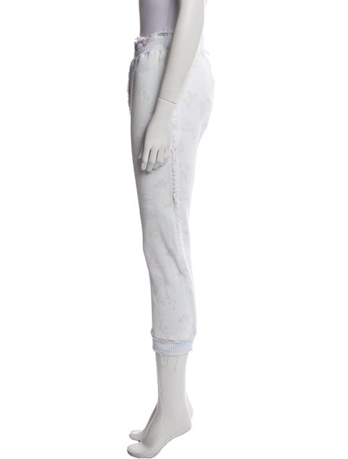 LoveShackFancy Striped Skinny Leg Pants