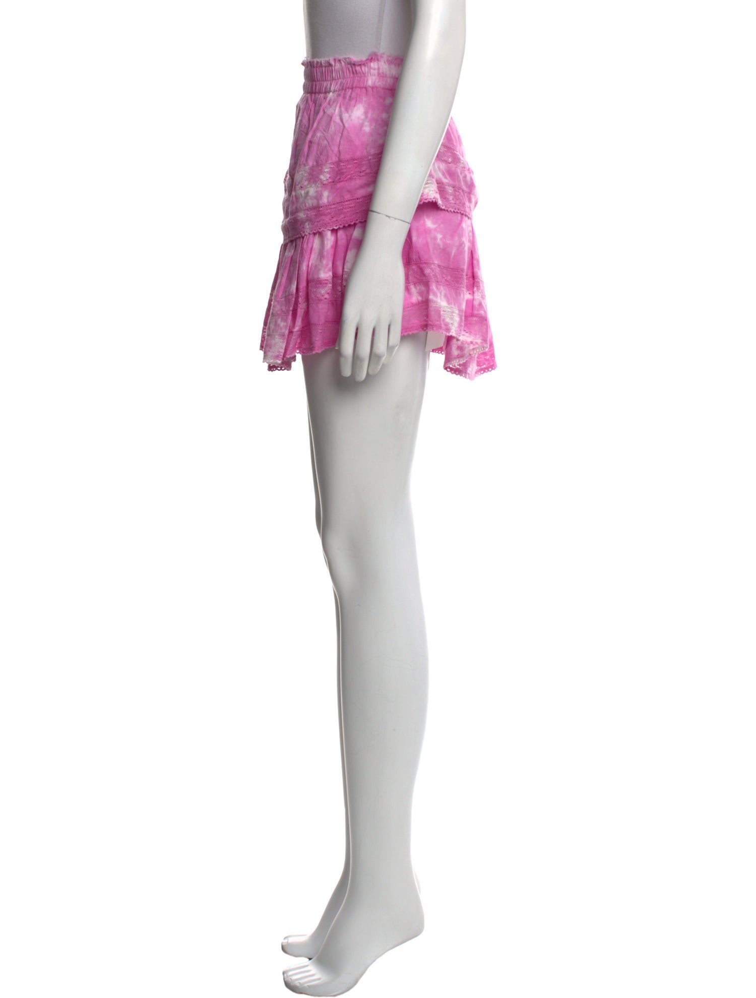 LoveShackFancy Printed Mini Skirt w/ Tags