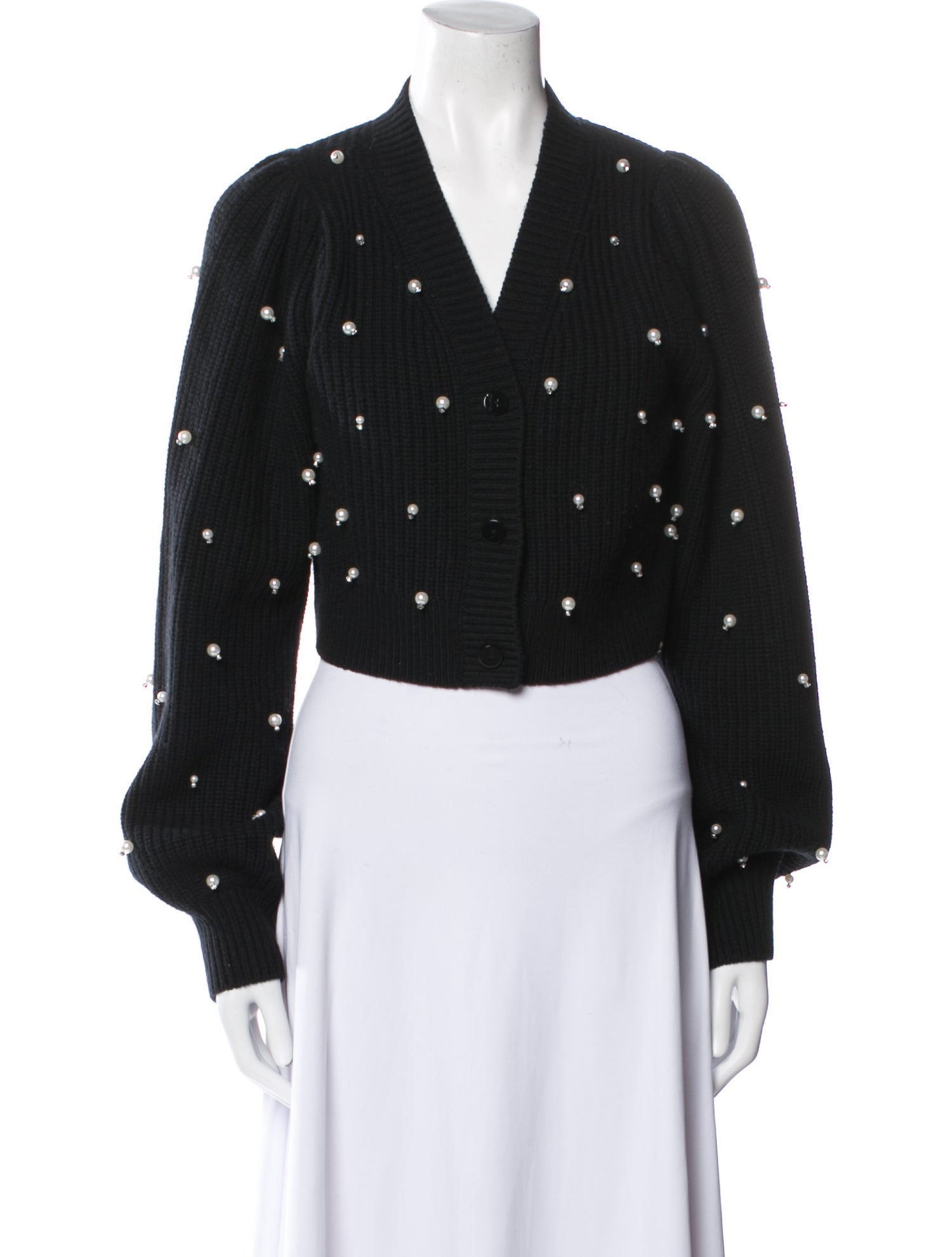 LoveShackFancy Wool V-Neck Sweater w/ Tags