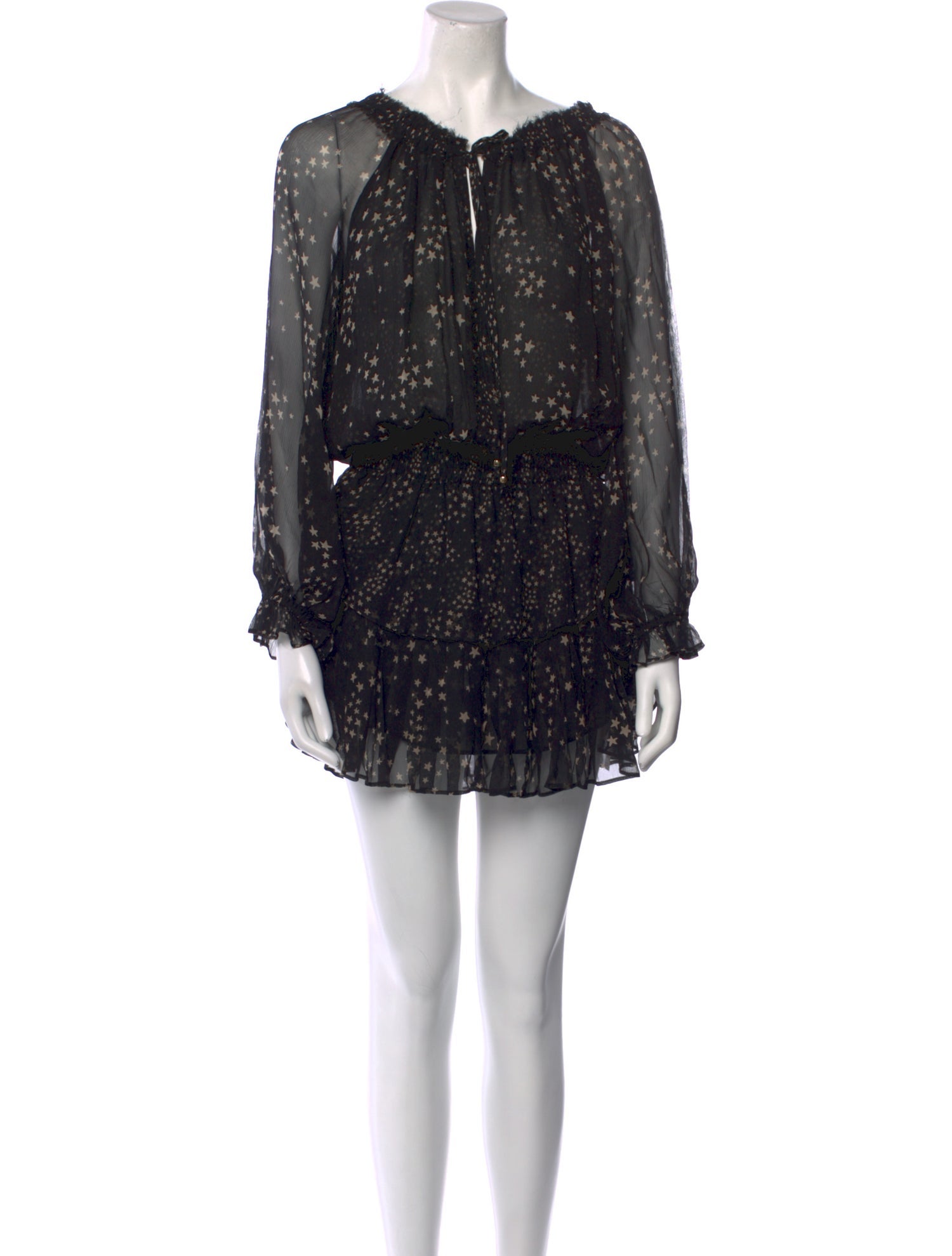 LoveShackFancy Silk Mini Dress