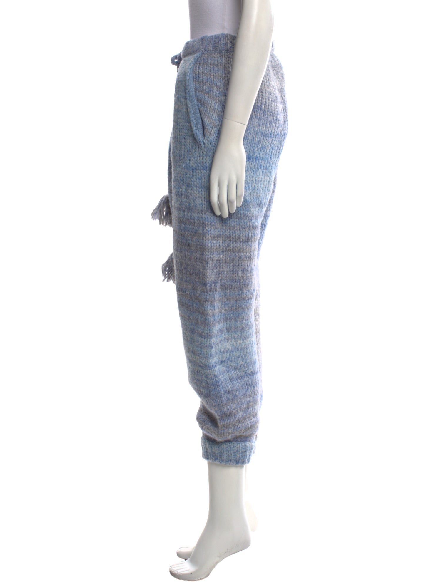 LoveShackFancy Striped Skinny Leg Pants