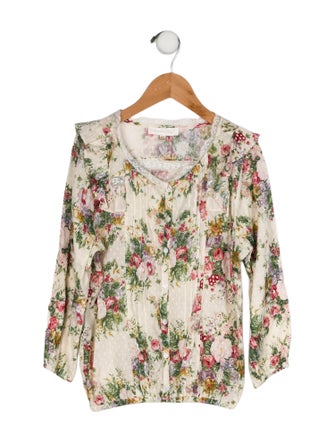 LoveShackFancy Long Sleeve Top