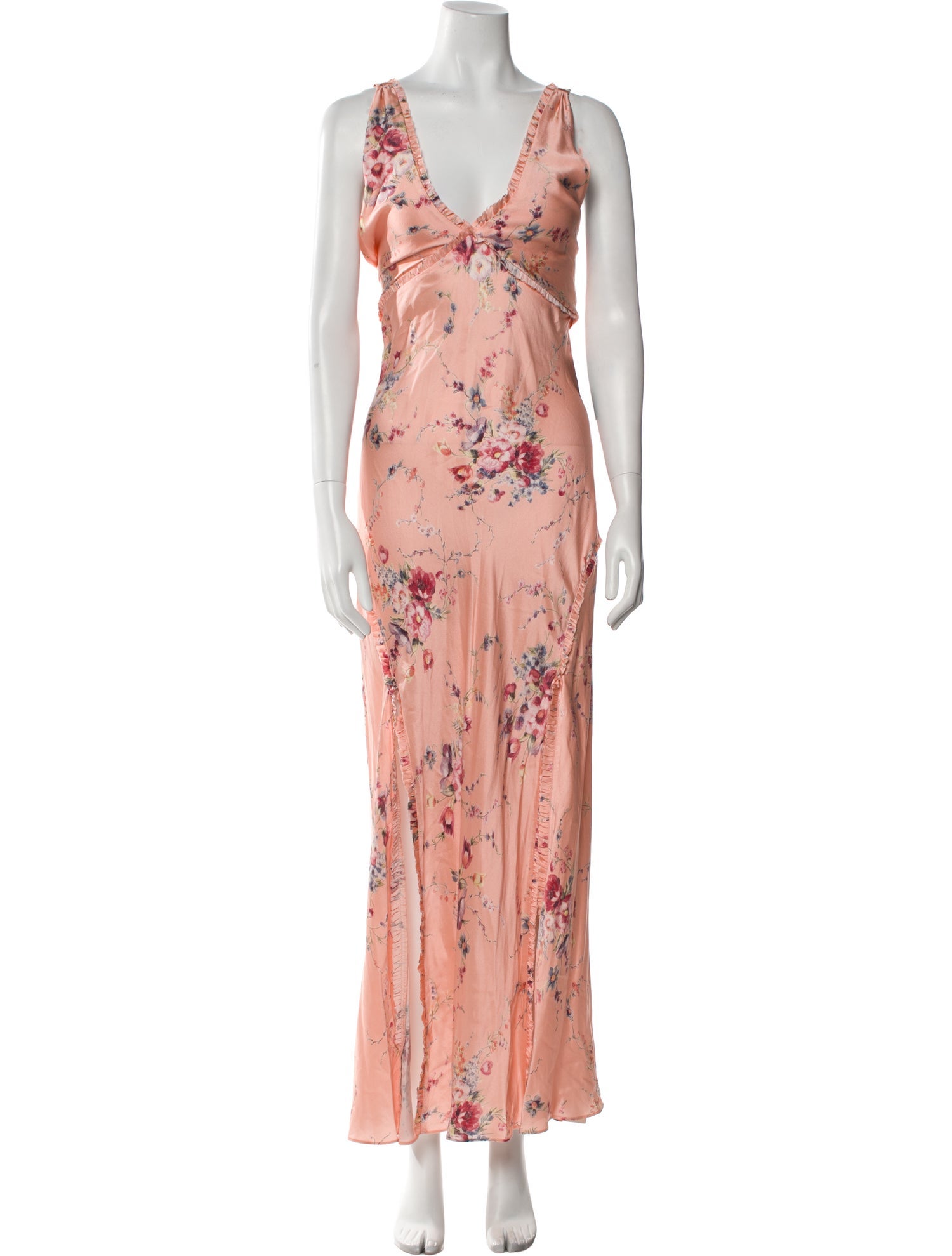 LoveShackFancy Silk Long Dress w/ Tags