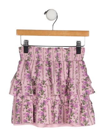 LoveShackFancy Printed Skirt