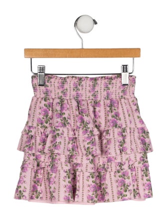 LoveShackFancy Printed Skirt