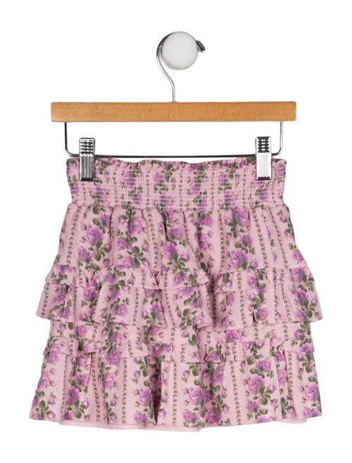 LoveShackFancy Printed Skirt