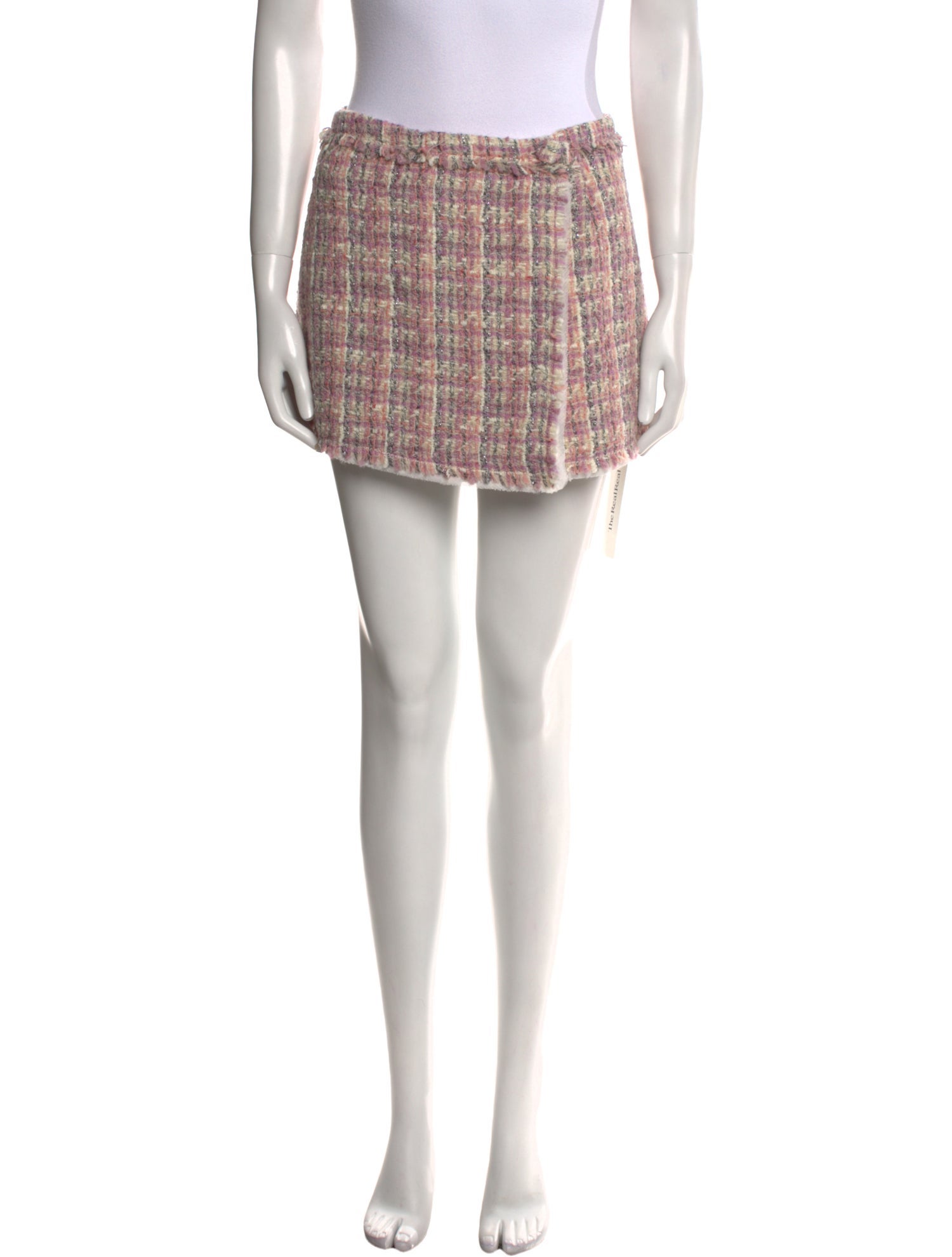 LoveShackFancy Wool Mini Skirt