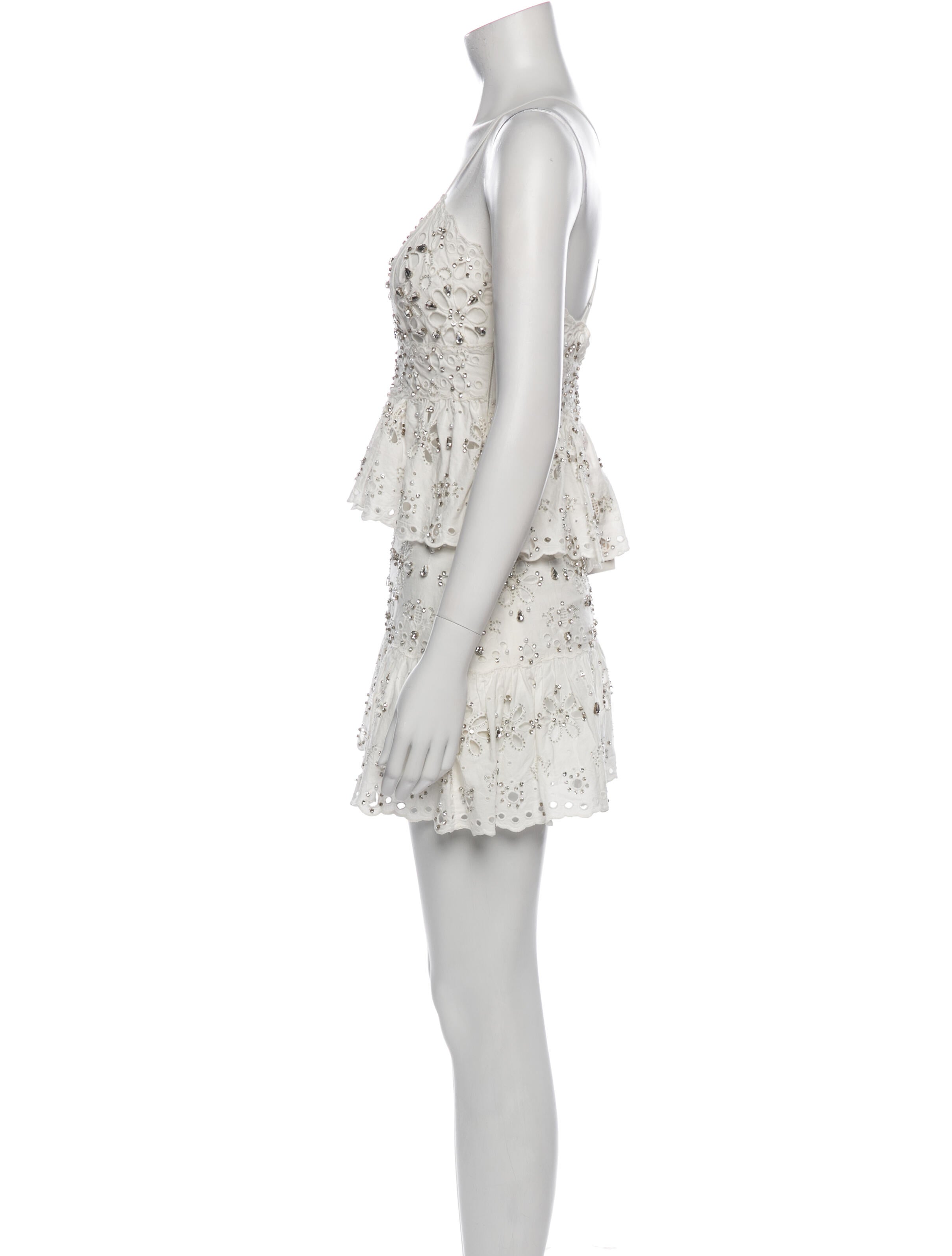 LoveShackFancy Lasercut Accents Skirt Set w/ Tags