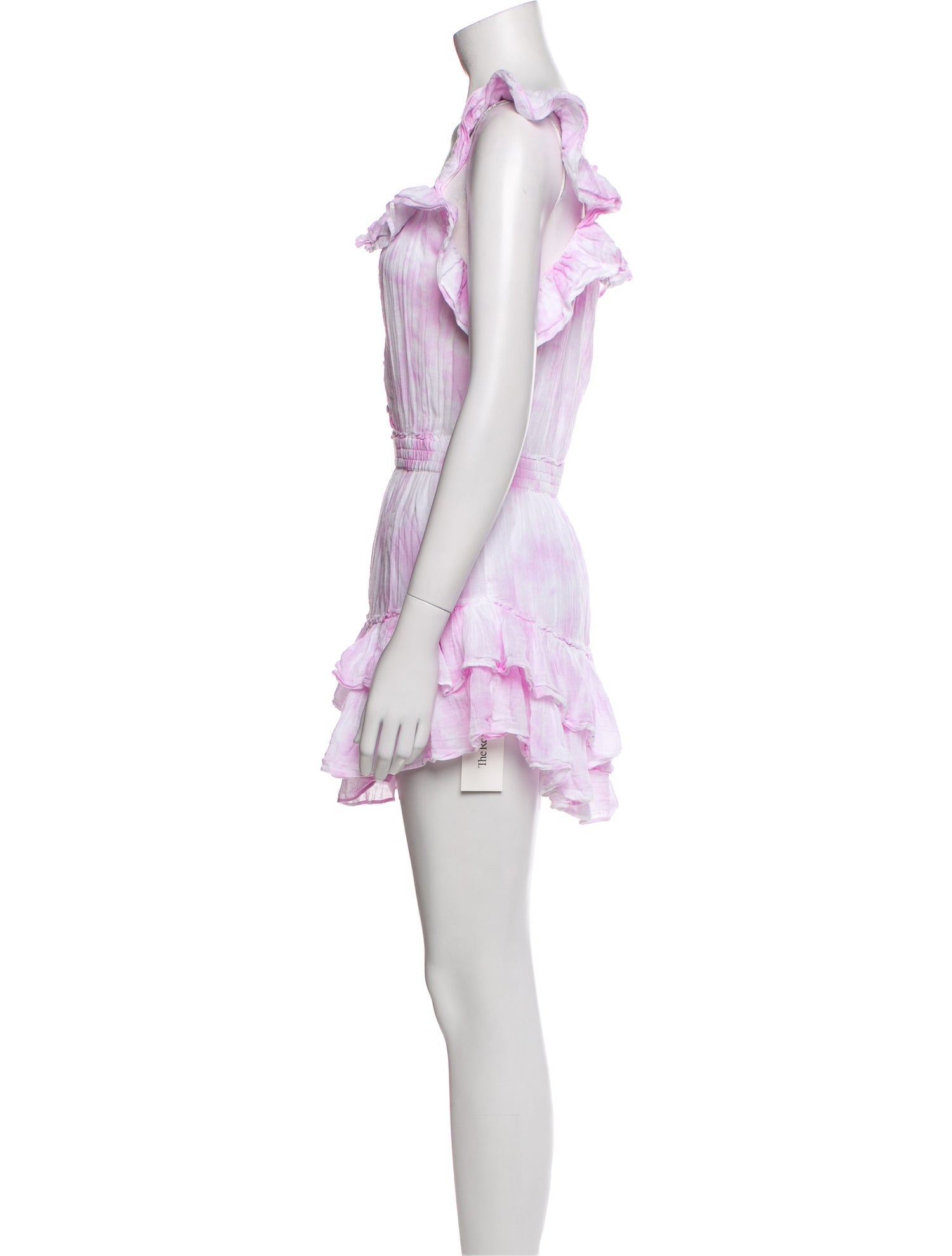 LoveShackFancy Tie-Dye Print Mini Dress