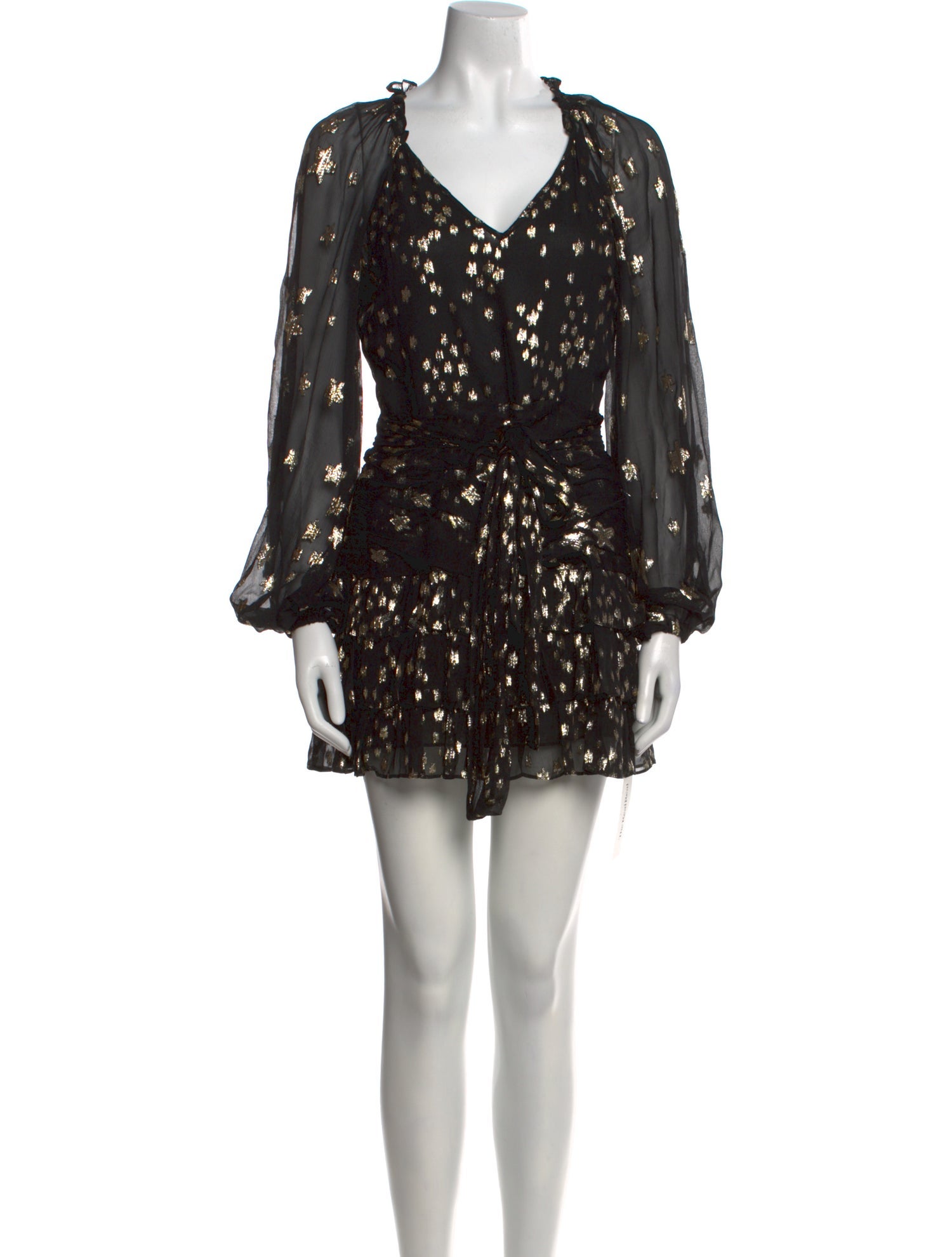 LoveShackFancy Silk Mini Dress