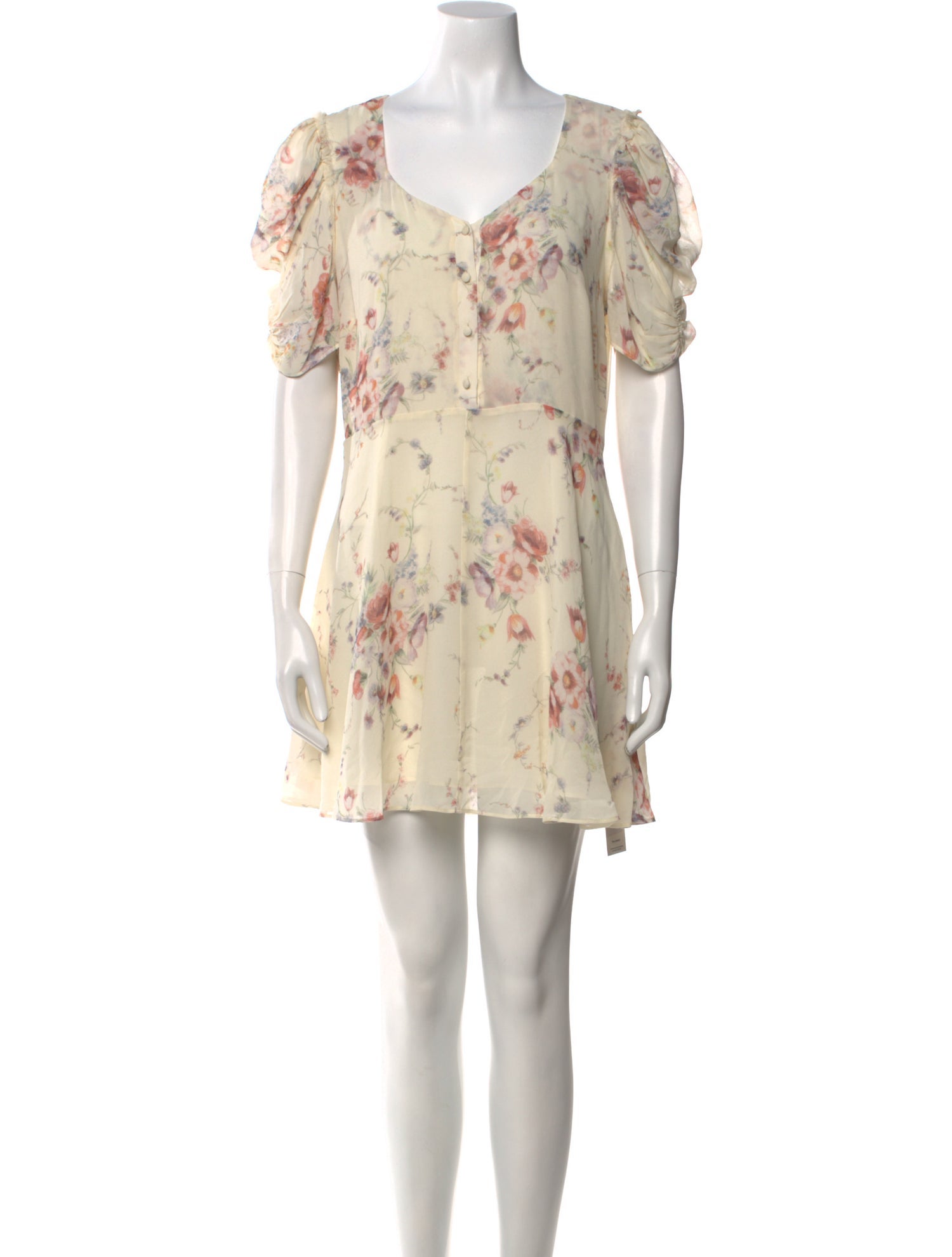 LoveShackFancy Silk Mini Dress