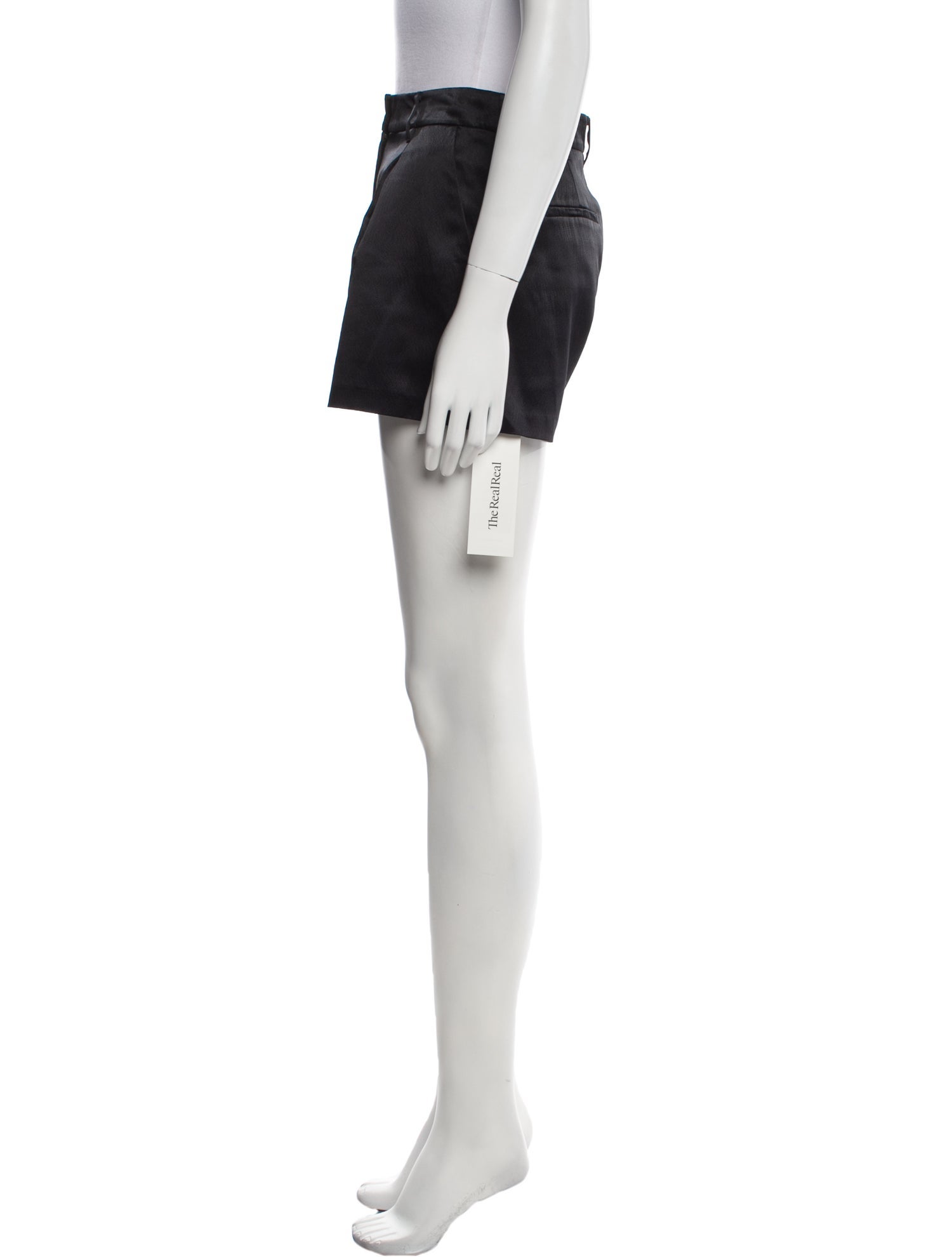 LoveShackFancy Silk Mini Shorts