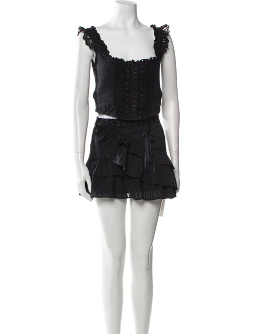 LoveShackFancy Ruffle Embellishment Skirt Set