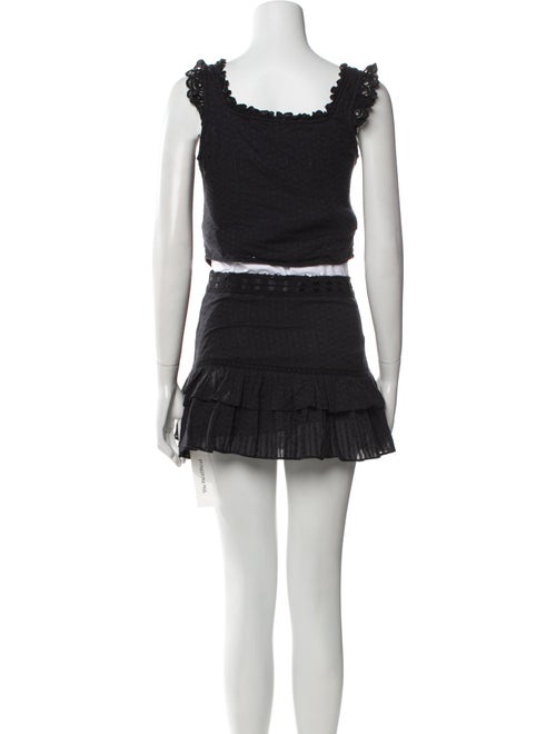 LoveShackFancy Ruffle Embellishment Skirt Set