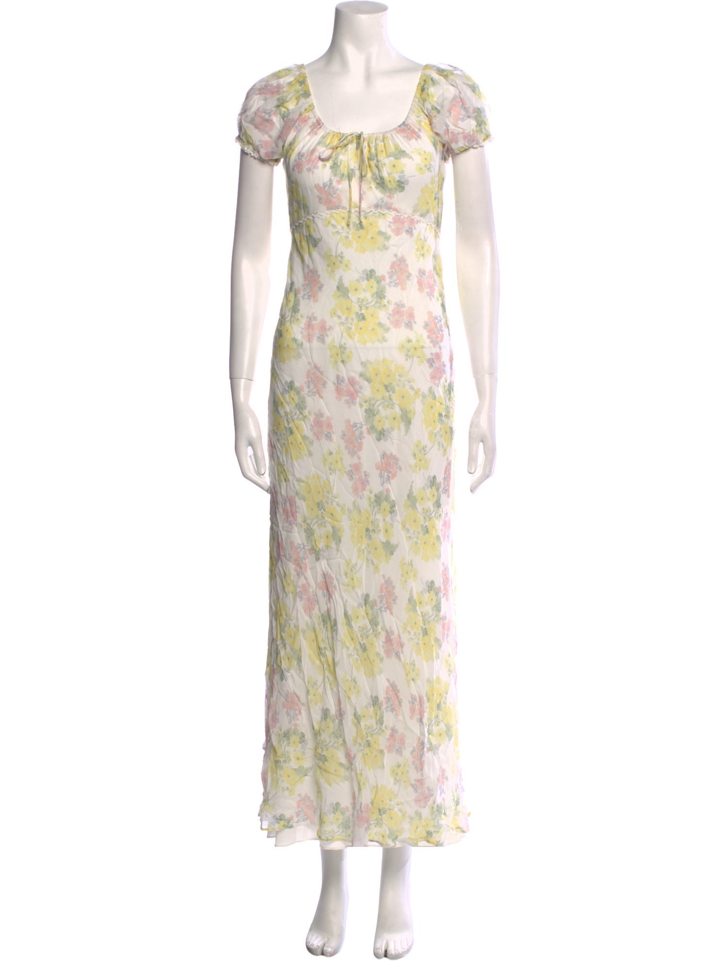 LoveShackFancy Floral Print Long Dress w/ Tags