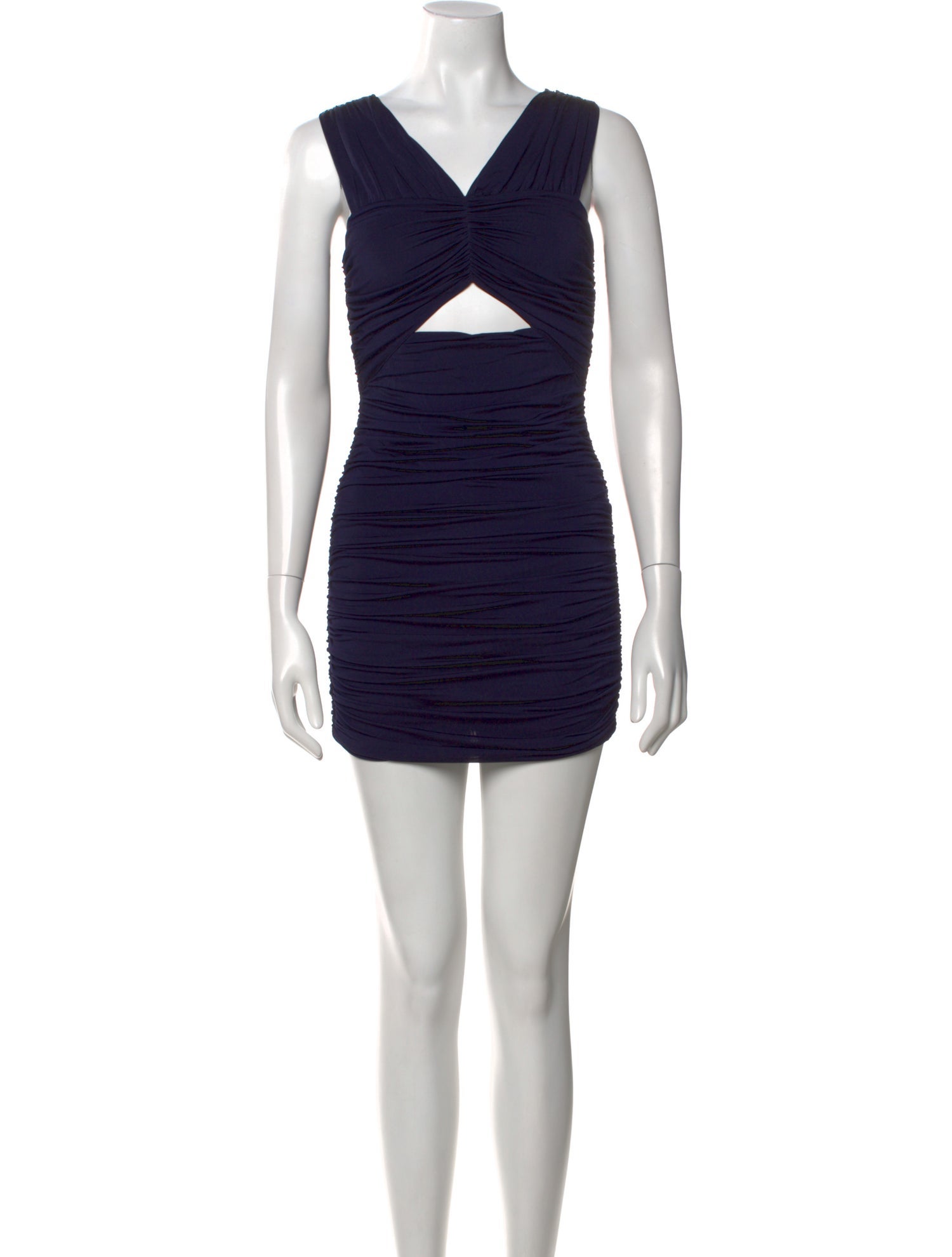 LoveShackFancy V-Neck Mini Dress