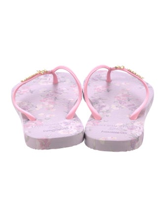 LoveShackFancy Rubber Flip Flops