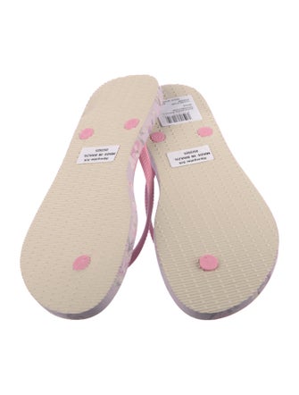 LoveShackFancy Rubber Flip Flops