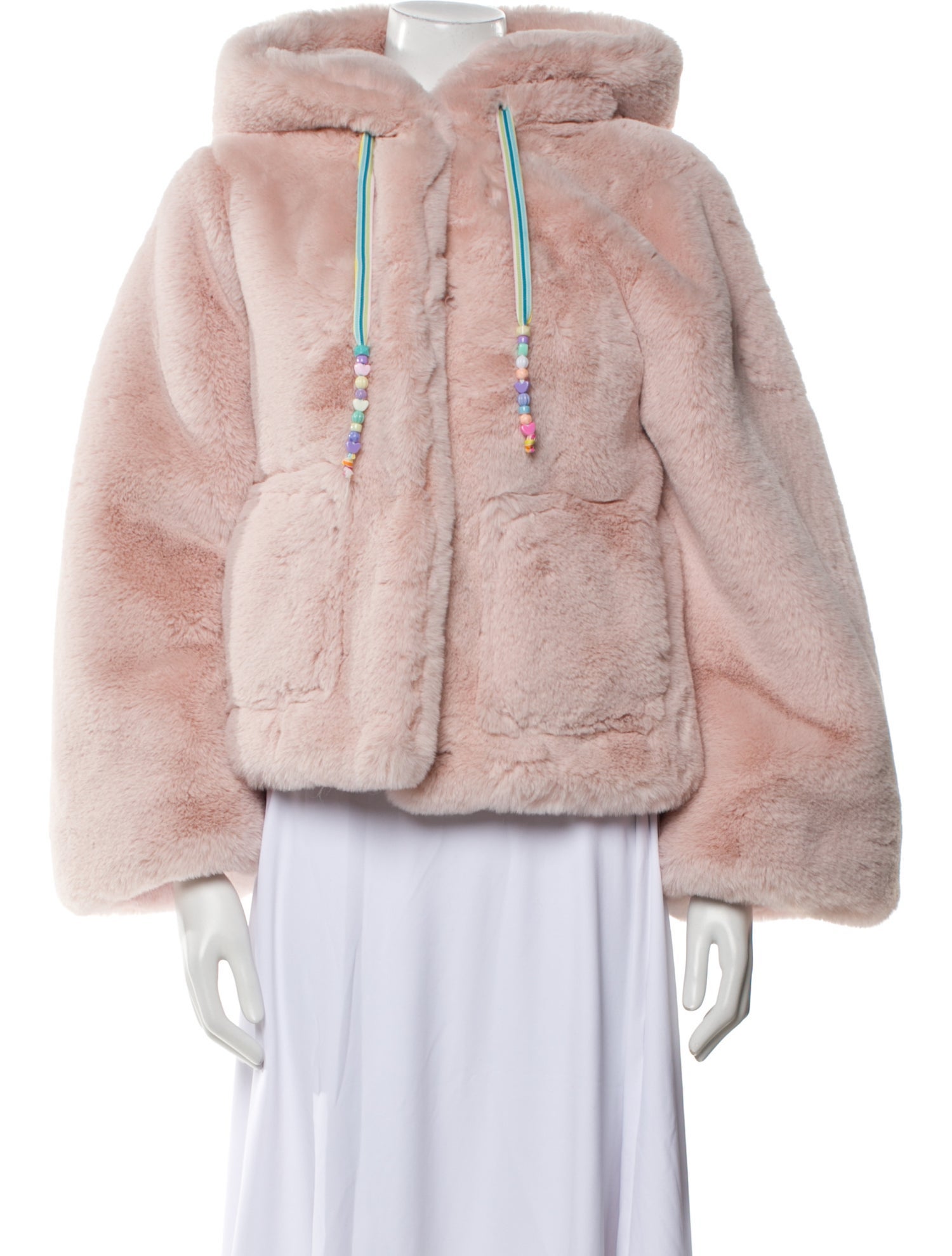 LoveShackFancy Faux Fur Coat