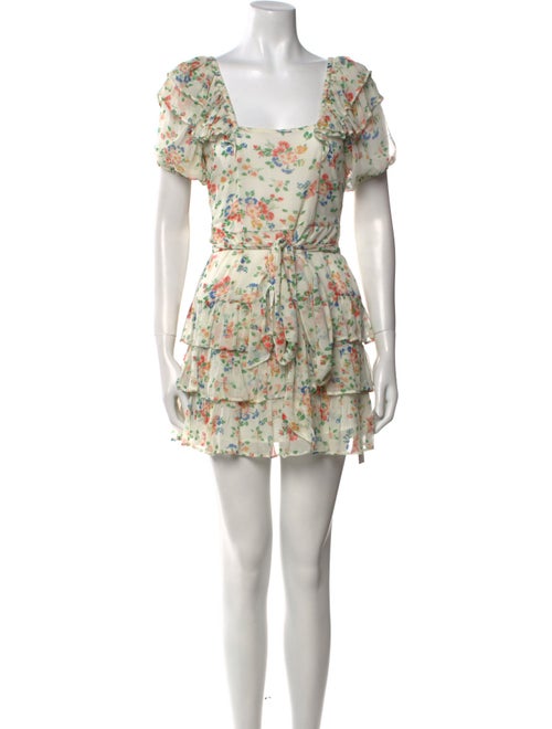 LoveShackFancy Silk Mini Dress