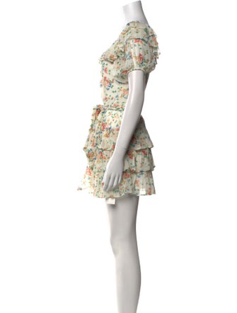 LoveShackFancy Silk Mini Dress