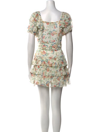 LoveShackFancy Silk Mini Dress