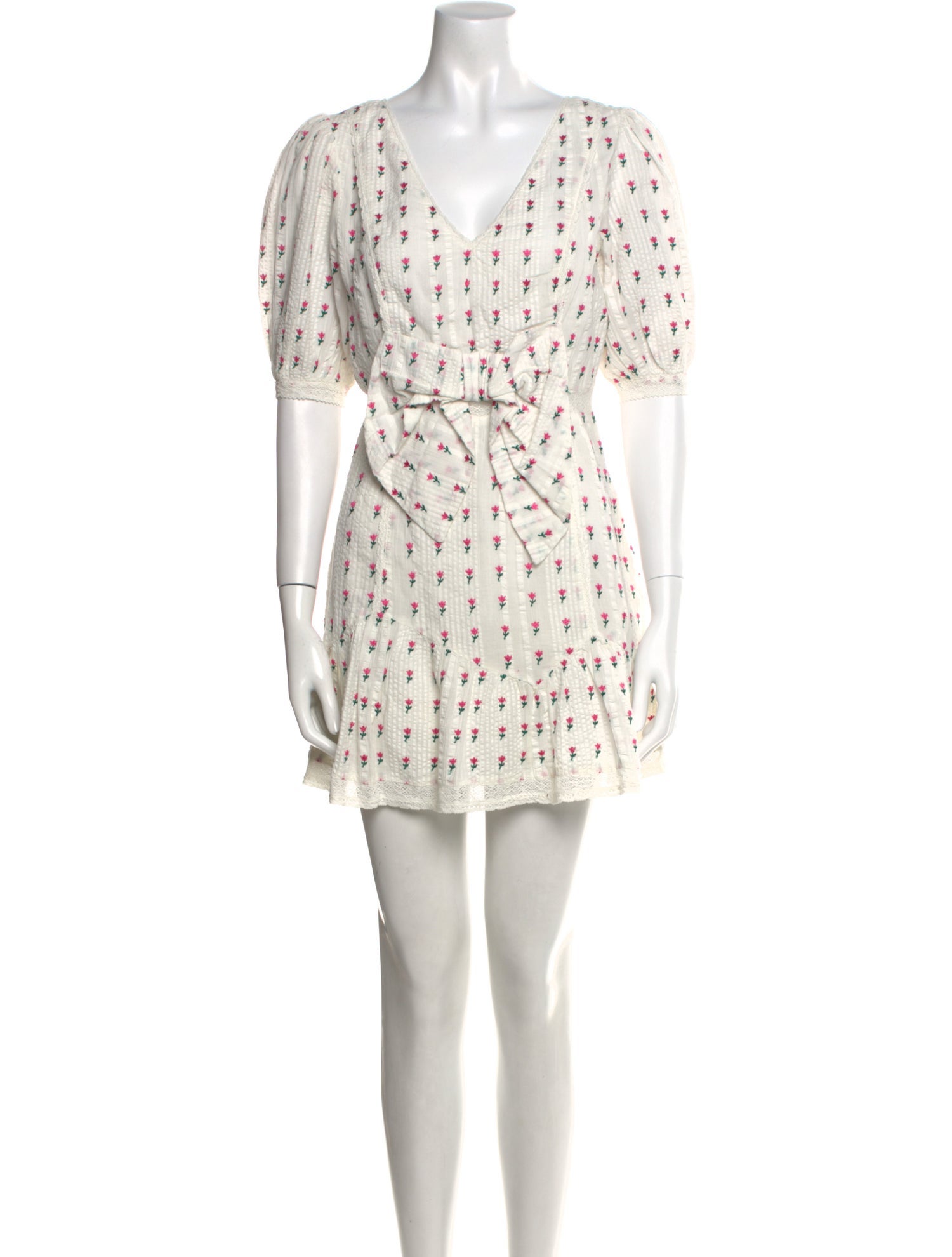 LoveShackFancy Printed Mini Dress