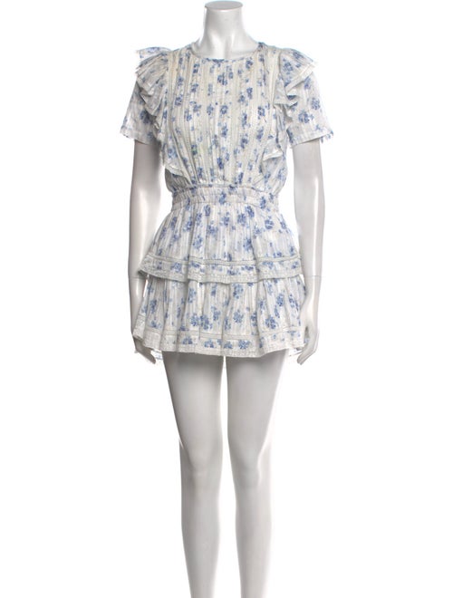 LoveShackFancy Printed Mini Dress