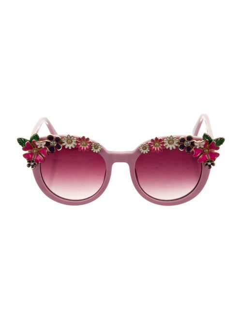 LoveShackFancy Cat-Eye Tinted Sunglasses