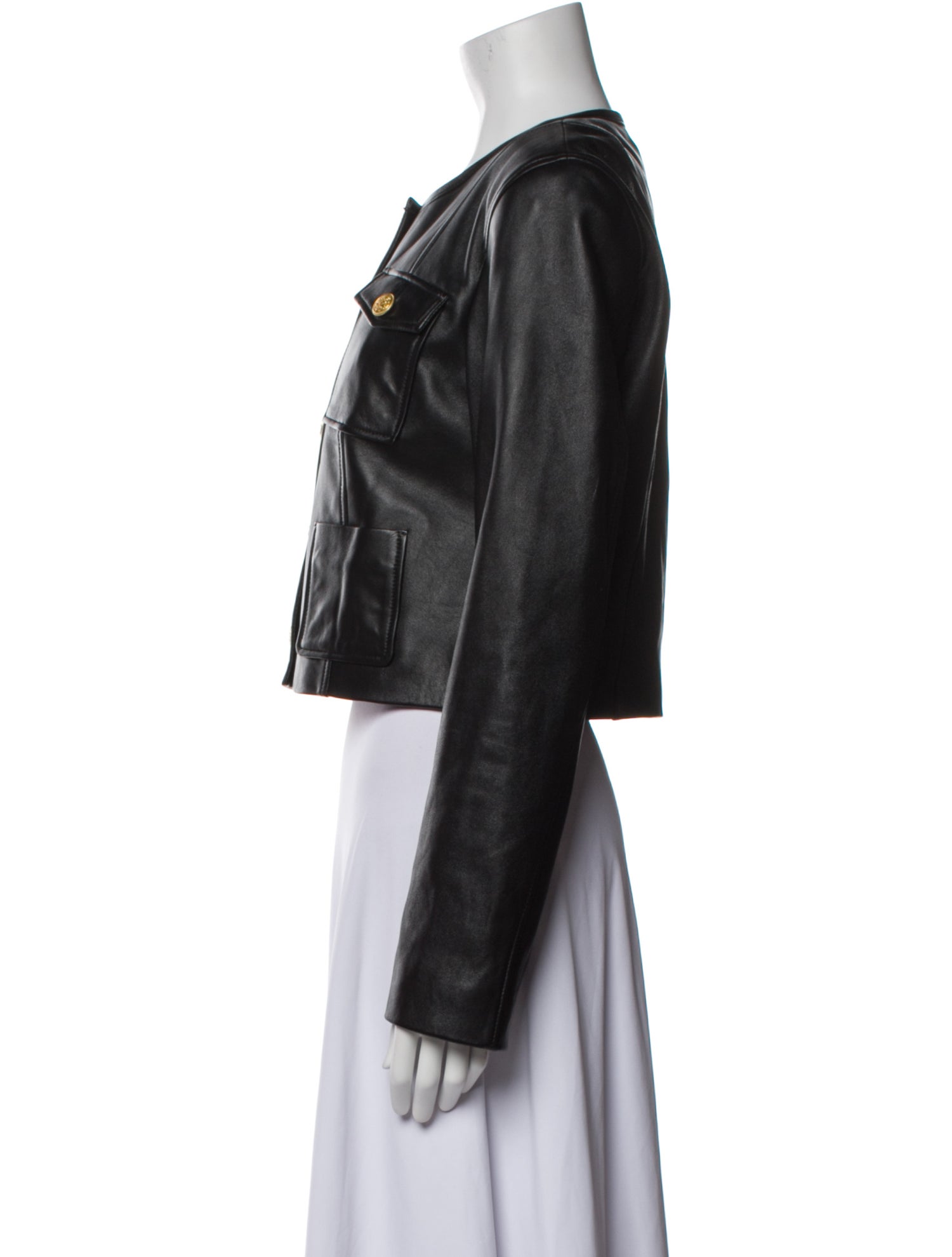 LoveShackFancy Leather Evening Jacket w/ Tags