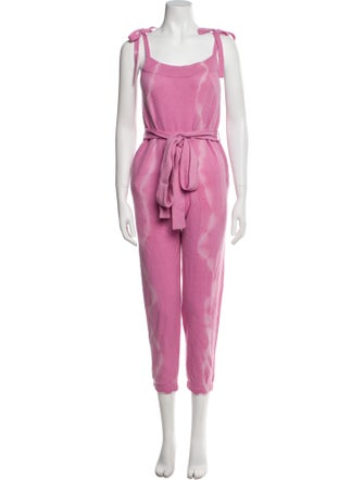 LoveShackFancy Wool Scoop Neck Jumpsuit