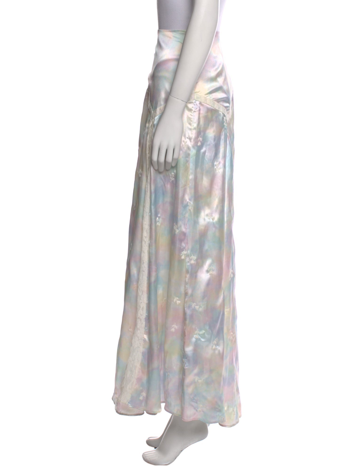 LoveShackFancy Printed Long Skirt