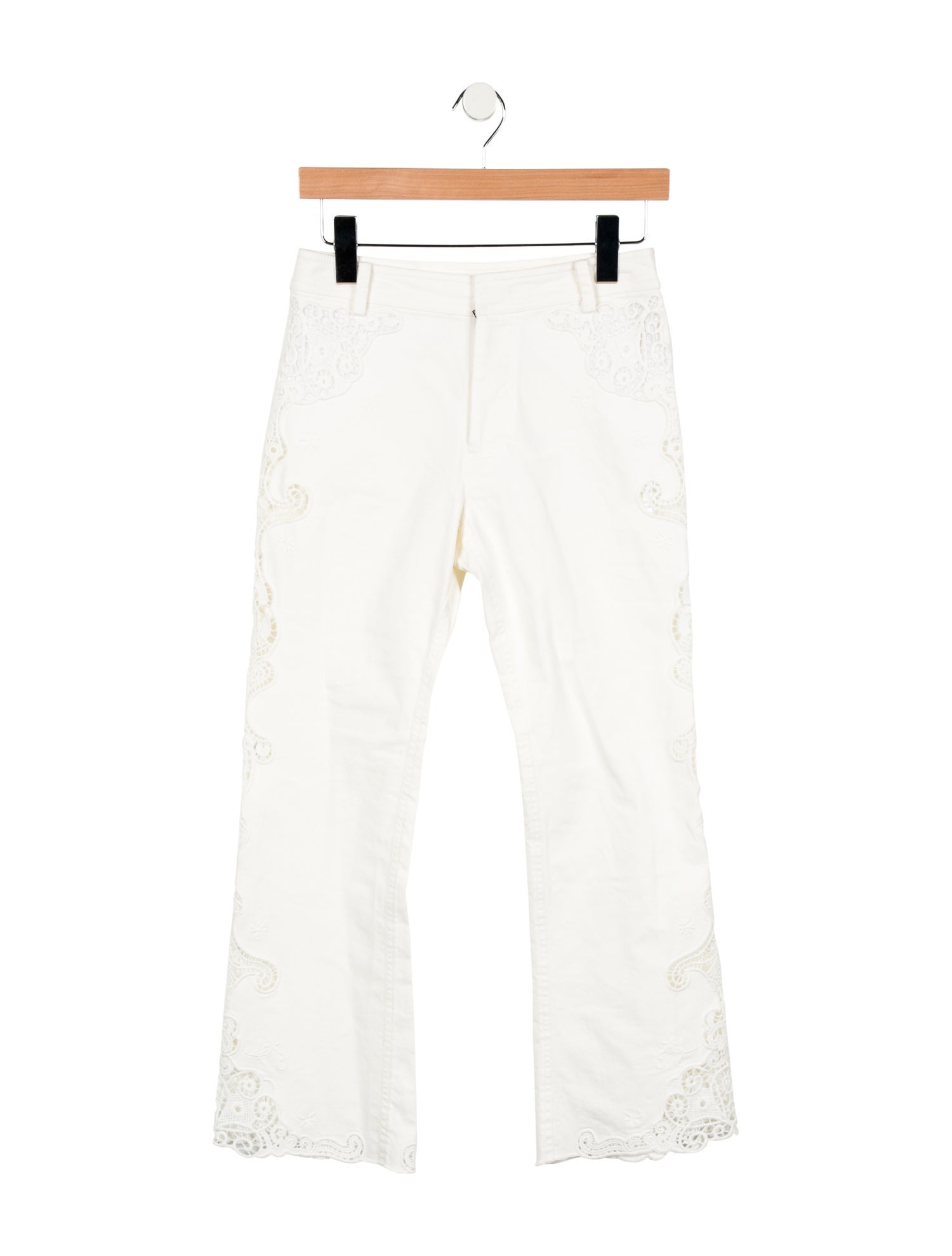 LoveShackFancy Mid-Rise Wide Leg Jeans w/ Tags