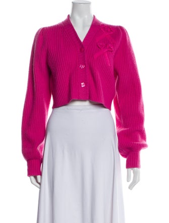 LoveShackFancy Cashmere V-Neck Sweater