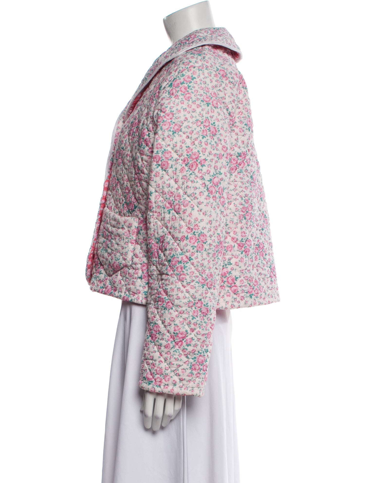 LoveShackFancy Floral Print Evening Jacket