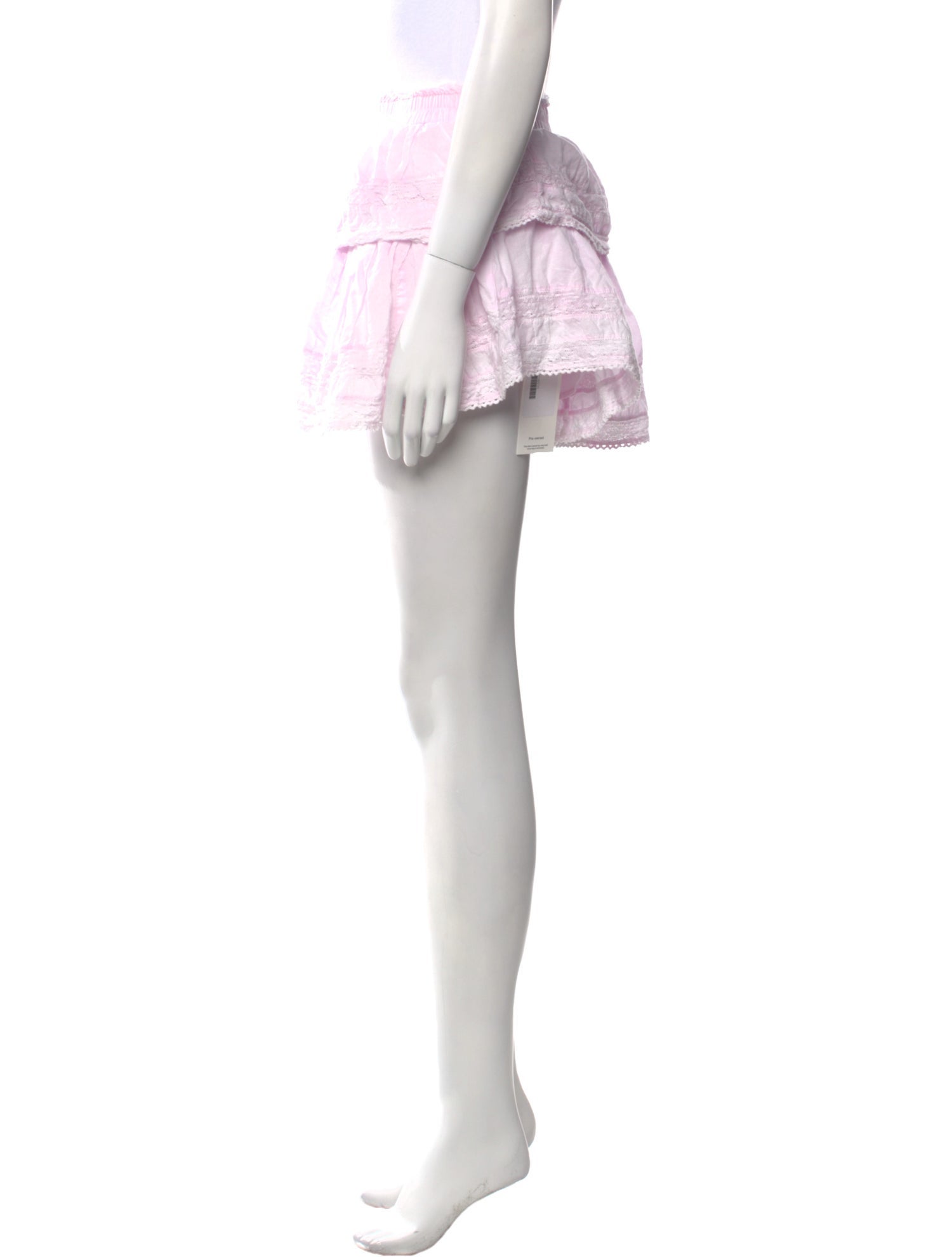 LoveShackFancy Tie-Dye Print Mini Skirt