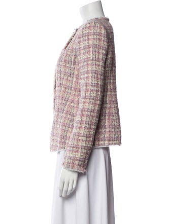 LoveShackFancy Wool Tweed Pattern Jacket
