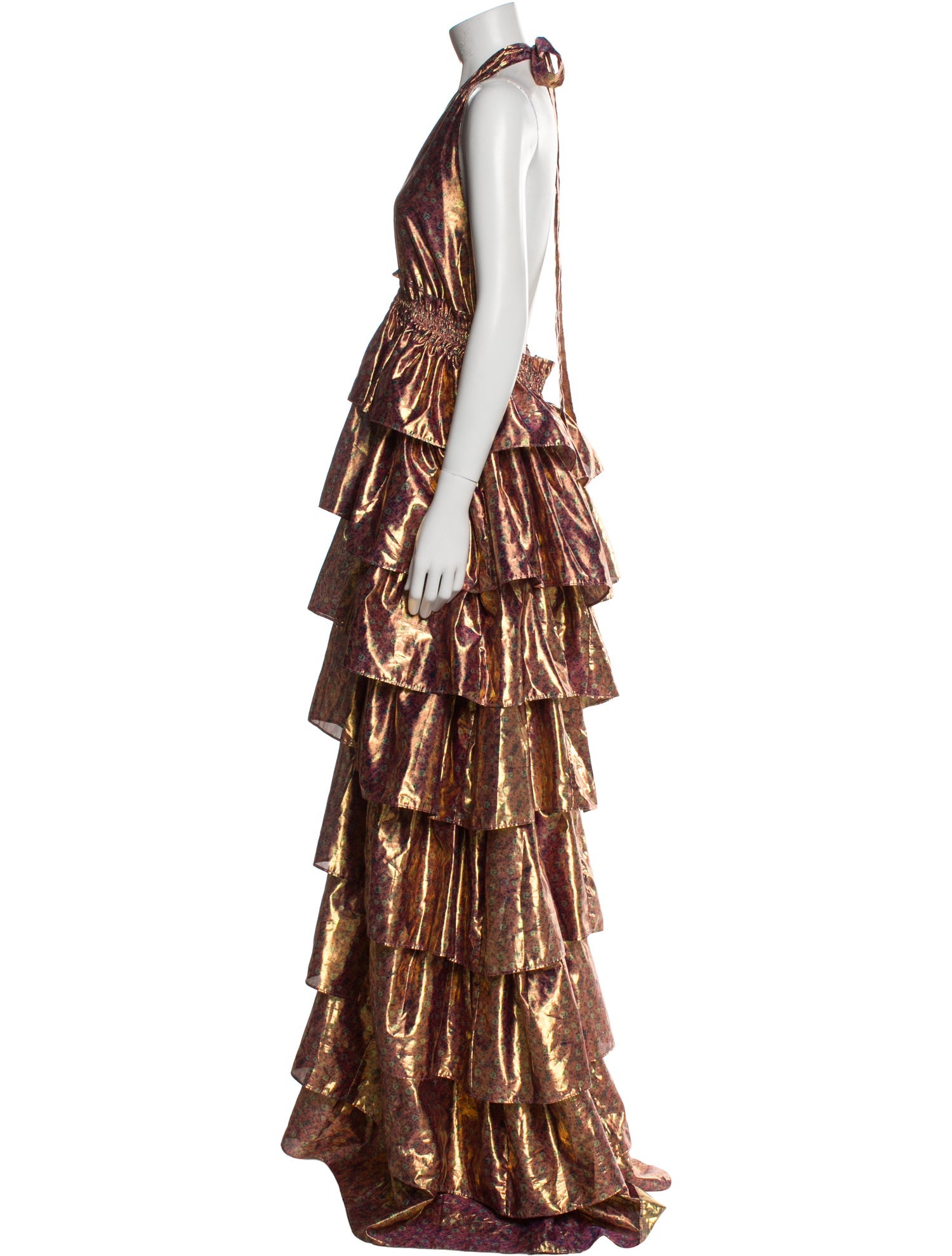 LoveShackFancy Floral Print Long Dress w/ Tags