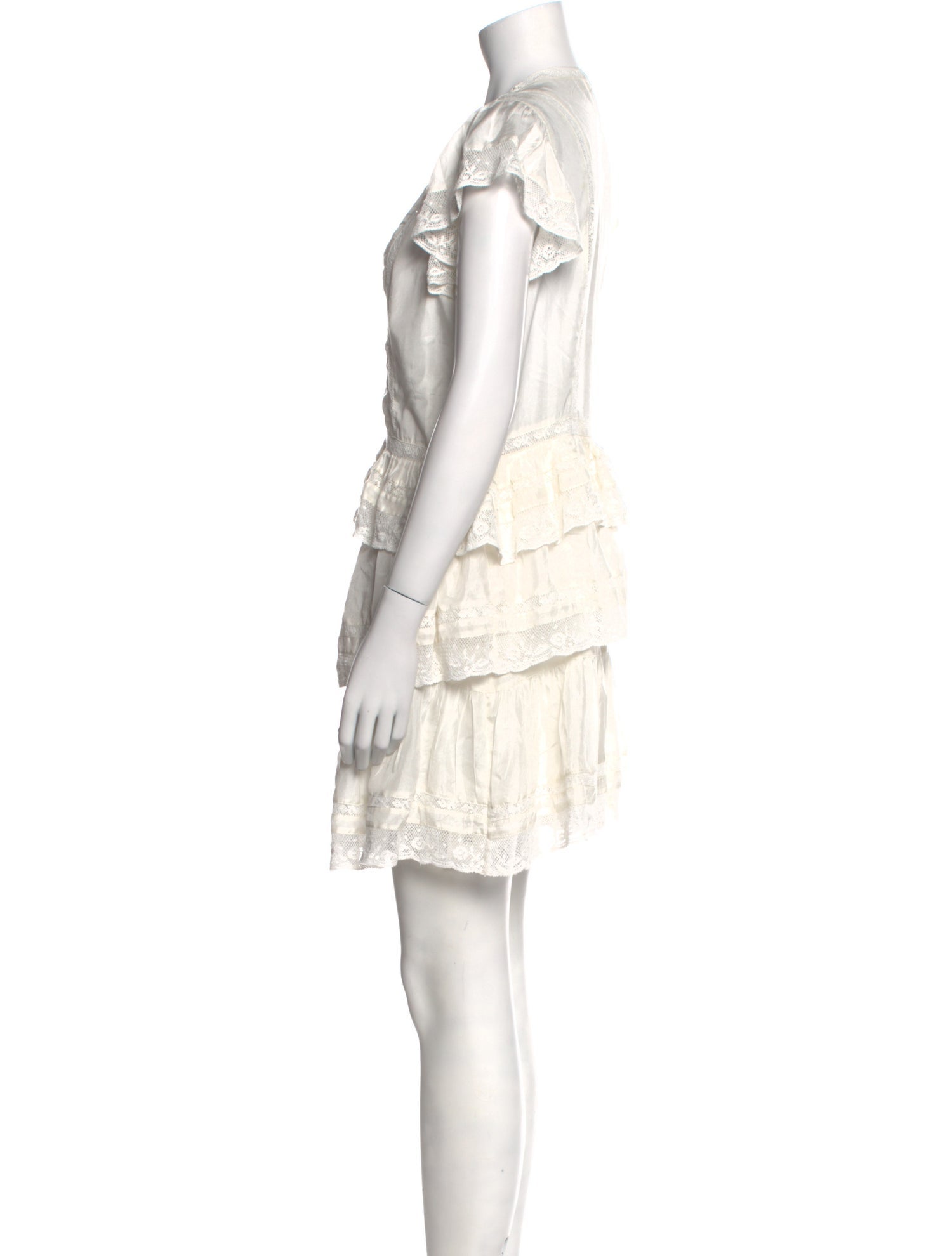 LoveShackFancy Silk Mini Dress