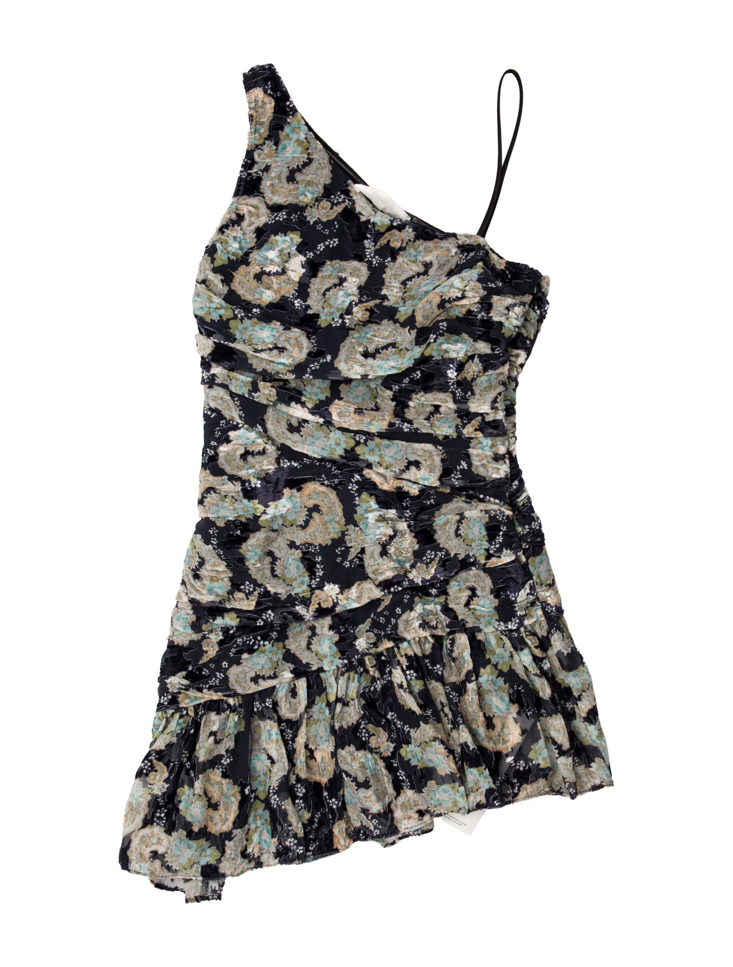 LoveShackFancy Floral Print Mini Dress