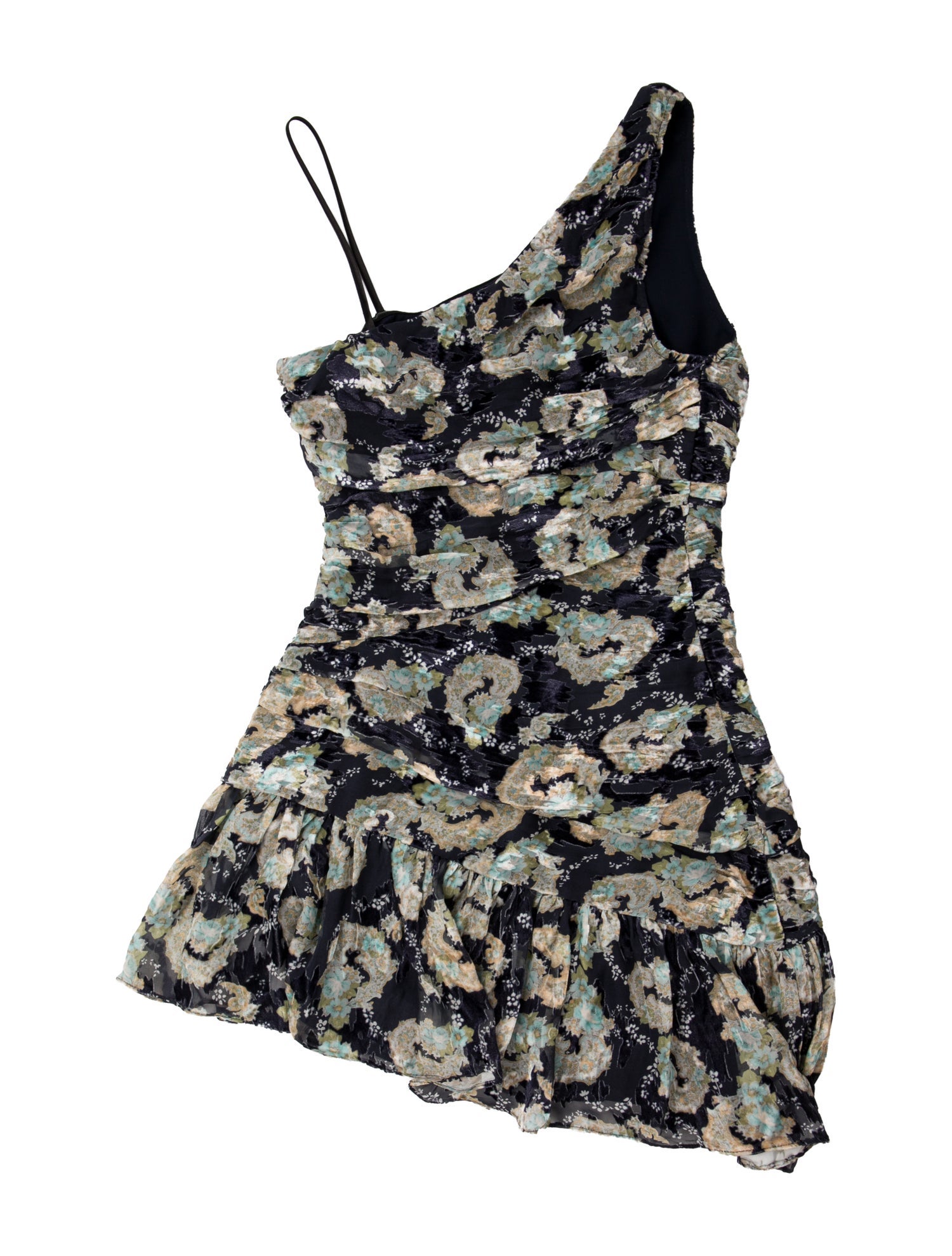 LoveShackFancy Floral Print Mini Dress