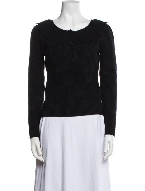 LoveShackFancy Wool Scoop Neck Sweater