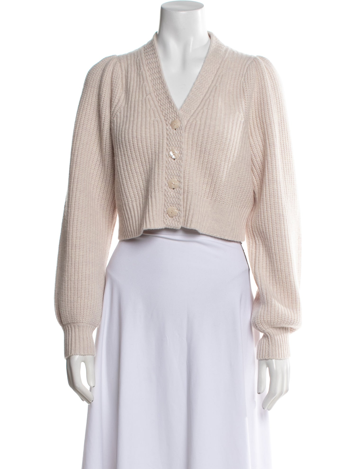 LoveShackFancy Wool V-Neck Sweater