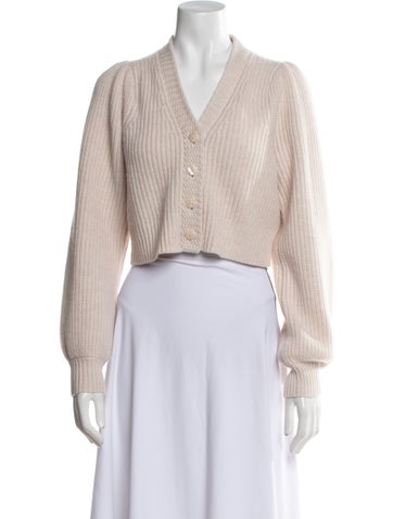 LoveShackFancy Knitwear Wool V-Neck Sweater S