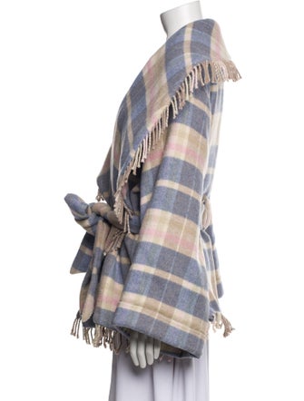 LoveShackFancy Plaid Print Jacket