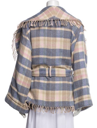 LoveShackFancy Plaid Print Jacket